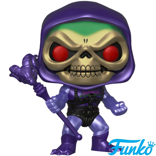 Funko POP #563 Masters of the Universe Battle Armor Skeletor Metallic Exclusive Figure